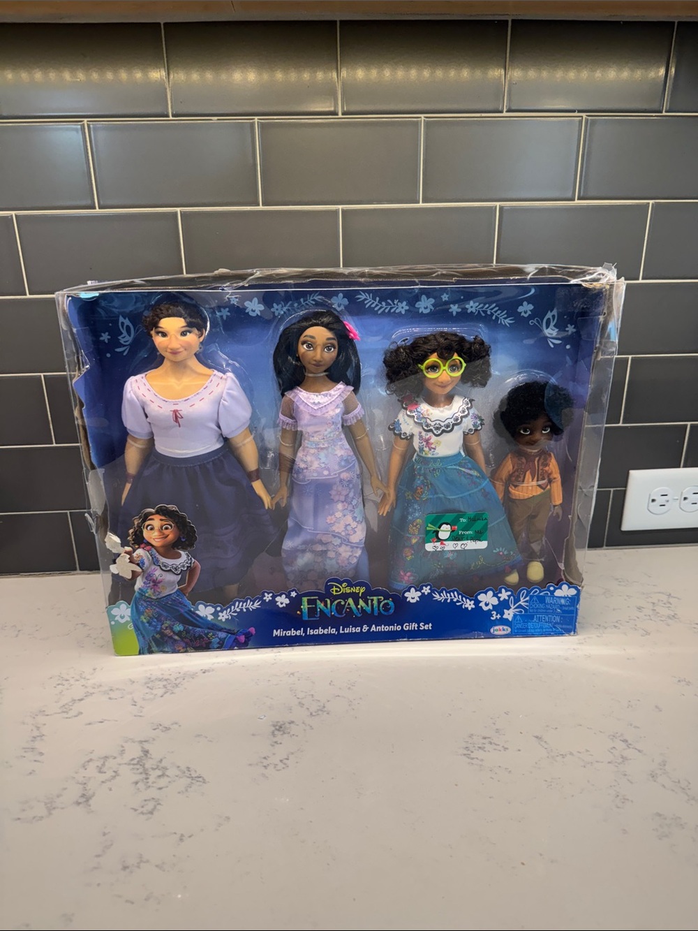 Disney Encanto Character Doll Set Mirabel Isabela Luisa Antonio Gift Set 4 Count